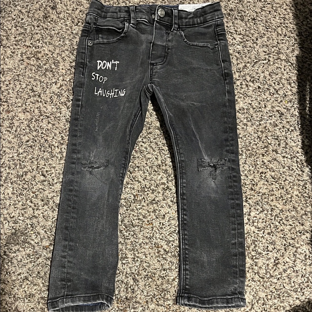 ZARA Kids Black Denim Jeans